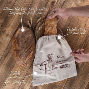 img 1 attached to 🍞 Premium Bread Lame and Danish Whisk Set with Leather Cover - Scoring Tool with Razor Blades, Dough Hook, and Linen Bag for Artisan Bread Making