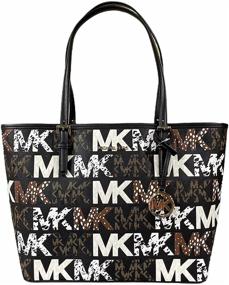 img 4 attached to Michael Kors Carryall Graffiti Graphic