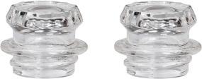 img 2 attached to ☕ Univen Replacement Glass Coffee Percolator Knob Top for Coletti Bozeman and Butte - Pack of 2