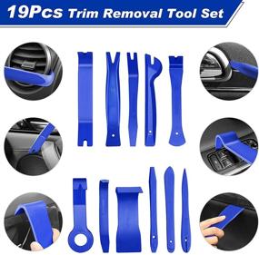 img 3 attached to Aodigesa 19 Pcs Trim Removal Tool Set for Car Panel/Dash/Door/Audio/Radio/Stereo - Blue, with Storage Bag
