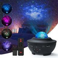 🌌 bedroom star light projector - galaxy projector with led nebula ocean wave night light, bluetooth music speaker, remote control & timing, ceiling star light projector for kids room логотип