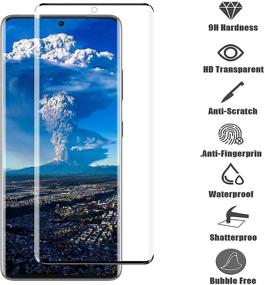 img 3 attached to 🔒 Samsung S21 Ultra 3D Full Coverage Screen & Camera Lens Protector - Ultrasonic Fingerprint Compatible [No Bubbles] [Supports Fingerprint Unlock] [2+1 Combination]