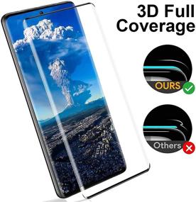 img 1 attached to 🔒 Samsung S21 Ultra 3D Full Coverage Screen & Camera Lens Protector - Ultrasonic Fingerprint Compatible [No Bubbles] [Supports Fingerprint Unlock] [2+1 Combination]