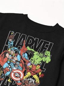 img 2 attached to Marvel Boys Sweatshirt Heather Large Boys' Clothing