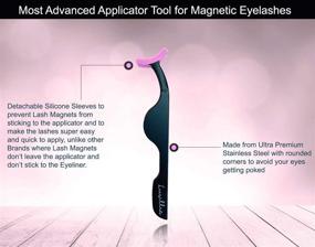 img 1 attached to Luxillia Magnetic Lashes with Eyeliner: Achieve Stunning 8D and 3D Look with No Glue or Hassle