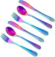 utensils silverware stainless childrens flatware logo