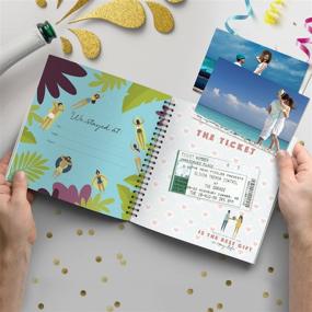 img 2 attached to 🌍 Honeymoon Travel Journal: A Record-Breaking Trip Together | Preserve Unforgettable Experiences with this Memory Album | Unique Present for Just Married Couples | Anniversary Gifts for Him and Her