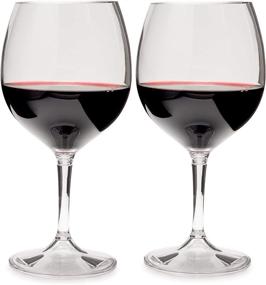 img 1 attached to 🍷 GSI Outdoors Nesting Red Wine Glass Set: Space-saving Design for Comfortable 15 fl. oz Drinking, 79312