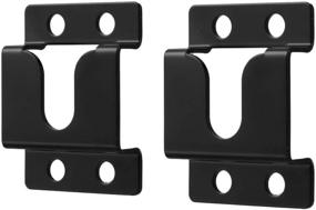 img 1 attached to Convenient SoundBar Wall Mount Bracket for Vizio Soundbar SB4051-C0 S3851W-D4 S4251W-B4 S5451W-C2 SB3651-F6 SB3851-C0 with Screws - Space-saving Solution