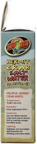 img 2 attached to 🦀 Enhance Your Hermit Crab's Habitat with the (3 Pack) Zoo Med Hermit Crab Salt Water Conditioner, 2.25-Ounce Each