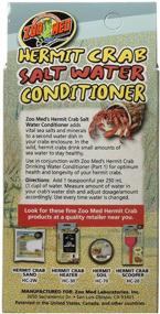 img 3 attached to 🦀 Enhance Your Hermit Crab's Habitat with the (3 Pack) Zoo Med Hermit Crab Salt Water Conditioner, 2.25-Ounce Each