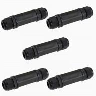 🔌 anmbest 5pcs m22z shielded rj45 waterproof cat5/5e/6 8p8c connector ip67 ethernet lan cable connector double head outdoor lan coupler adapter female to female for enhanced seo logo