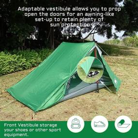 Poleless clearance backpacking tent