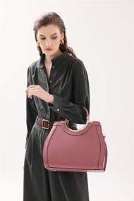 img 3 attached to 👜 LJOSEIND Designer Structured Shoulder Handbags: Stylish Women's Totes & Wallets