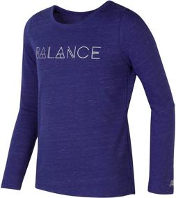 img 2 attached to 👕 Enhanced SEO: New Balance Girls' Performance Long Sleeve Tee