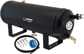 img 4 attached to 🚂 Vixen Horns 1.5 Gallon (6 Liter) Train/Air Horn Tank System Kit - 6 Ports, 150 PSI with Gauge, Switch, Safety Valve, and More!
