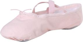 img 4 attached to STELLE Canvas Ballet Slipper Toddler Sports & Fitness in Other Sports