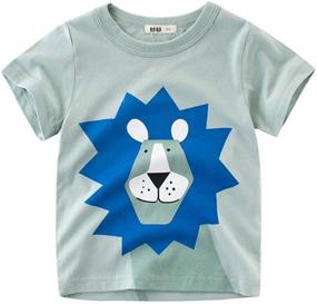 img 1 attached to Herepai T Shirt Toddlers Elephant Giraffes