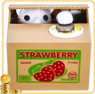 🍓 hmil u automatic stealing birthday strawberry cat toy: a delightful surprise for kids! logo