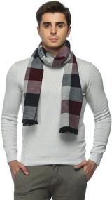 img 1 attached to 🧣 Classic Cashmere Winter Scarf for Men | Premium Men's Accessories