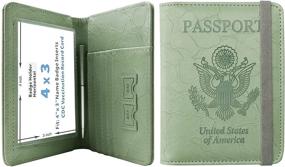 img 4 attached to 🛂 WALNEW Passport Vaccine Cover with Travel Blocking Accessories