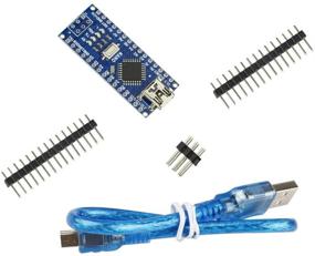 img 3 attached to 🔑 Ключевой бот Keywish совместим с Arduino Nano V3.0, модуль ATmega328P Nano Board CH340 с USB-кабелем (набор из 5 Nano Board и 1 кабеля)