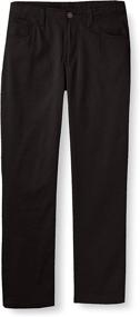 img 4 attached to Chaps School Uniform Stretch Pocket Boys' Clothing via Pants