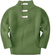 👕 hestenve boys' knitted sweater with placket pullover - clothing logo
