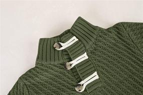 img 1 attached to 👕 Hestenve Boys' Knitted Sweater with Placket Pullover - Clothing