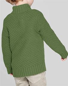 img 2 attached to 👕 Hestenve Boys' Knitted Sweater with Placket Pullover - Clothing