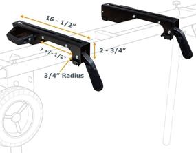 img 1 attached to 🔧 Set of 2 Miter Saw Stand Mounting Brackets for POWERTEC MT4000MBA