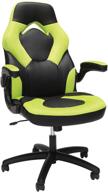 🎮 ofm racing style bonded leather gaming chair: sleek and stylish in green logo