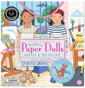 img 2 attached to 🎶 EeBoo Musician Artist Paper Doll Set