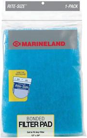 img 3 attached to 🐠 Customizable Bonded Filter Pad for Marineland Aquarium Filters - Perfect Fit for Any Setup