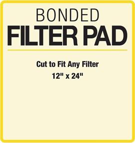 img 1 attached to 🐠 Customizable Bonded Filter Pad for Marineland Aquarium Filters - Perfect Fit for Any Setup