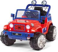 ultimate adventure with kid trax amazing electric spiderman - thrilling fun for kids! logo