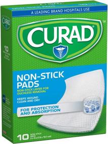 img 1 attached to Curad Medium Non Stick Pads Inches