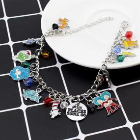 img 1 attached to YiYuYiHua Dr. Seuss Bracelet: Cat in The Hat Classic Cartoon Charm Bracelet Gift Box - Premium Quality Cosplay Jewelry Series for Everyday Wear by Boys and Girls