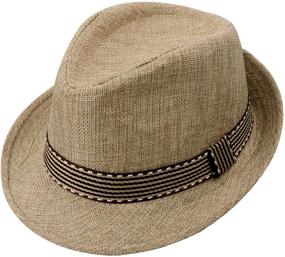 img 3 attached to Набор подтяжек и галстука Alizeal для детей с совпадающей шляпкой 1 дюйма