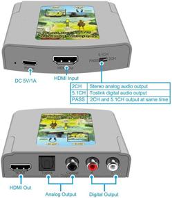 img 2 attached to Extractor Converter Optical Toslink Support Television & Video