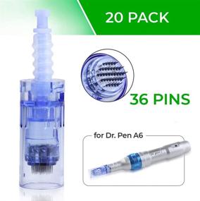 img 3 attached to 💉 20 Pack of Dr. Pen Ultima A6 Replacement Cartridges - 36-Pin Disposable Bayonet Slot Replacement Parts