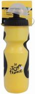 🚲 tour de france grip water bottle: yellow/black, 700ml logo