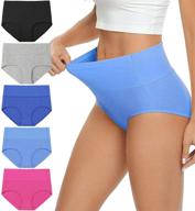 altheanray womens underwear cotton briefs logo