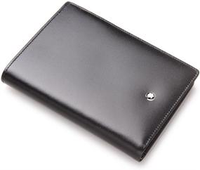 img 2 attached to Montblanc Coin Purse BLACK: Sleek Men's Wallet and Money Organizer – Black