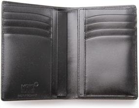 img 1 attached to Montblanc Coin Purse BLACK: Sleek Men's Wallet and Money Organizer – Black