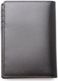 img 3 attached to Montblanc Coin Purse BLACK: Sleek Men's Wallet and Money Organizer – Black