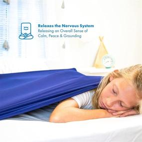 img 1 attached to 🛏️ Harkla Sensory Compression Sheet for Kids (Full Size) - Alternative to Weighted Blankets for ASD & SPD - Stay Cool, Comfortable, and Improve Sensory Processing