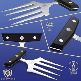 img 3 attached to 🍖 Dalstrong Meat Shredding Claws - Versatile Shredding Tool - Perfect for Lifting, Pulling, and Handling - Set of 2 - High-Quality HC Stainless Steel - Ergonomic G10 Handle - Ideal for BBQ Meats & More