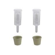 econo-lock 3-piece set with carboy bung (pack of 2) logo