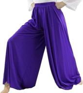 danzcue women's celebration of spirit: elegant palazzo pant for dance performances логотип